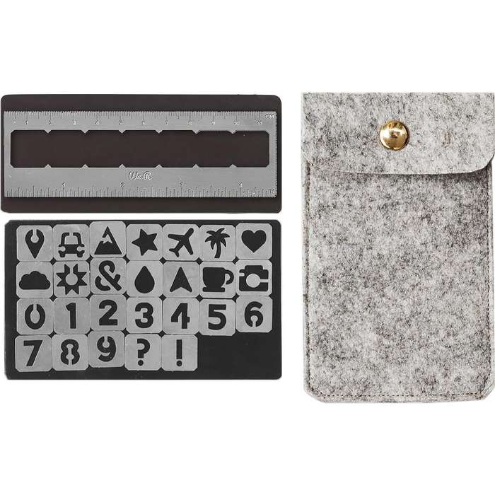 We R Memory Keepers Journal Magnetic Stencils Symbol