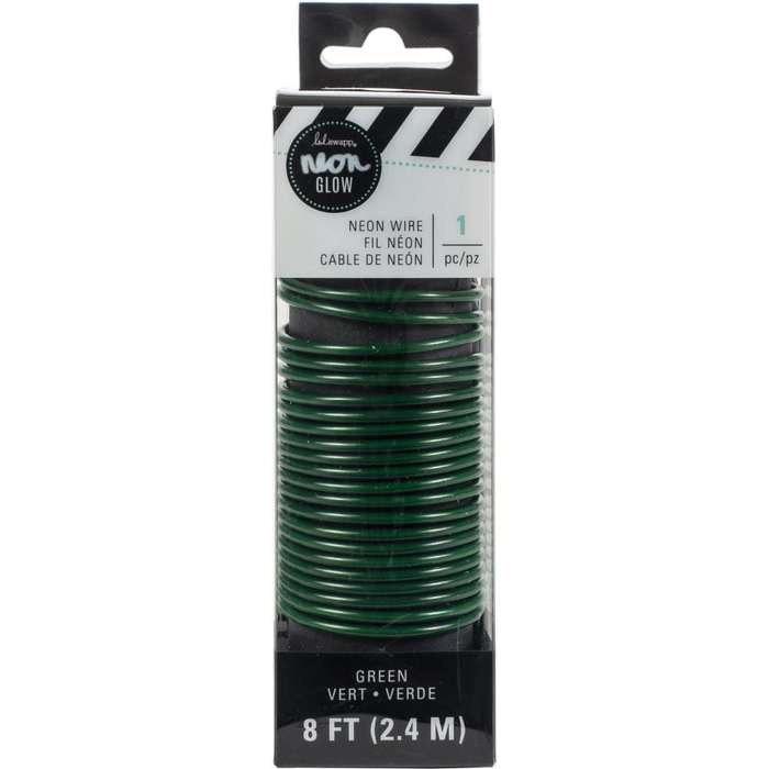 Heidi Swapp Neon Glow Wire 8' Green