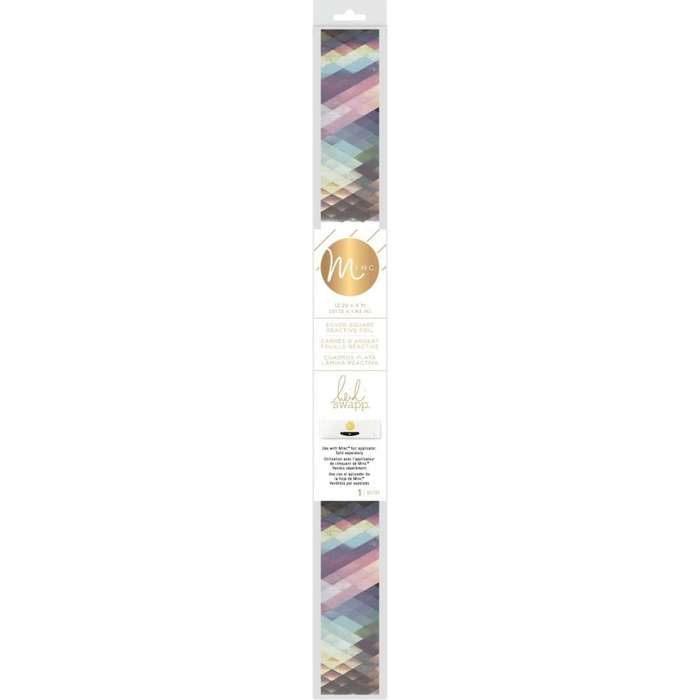 Heidi Swapp Minc Reactive Foil 12.25" Silver Square 6' Roll