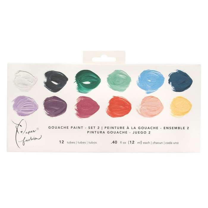 PAINT AC PAPER FASHION GOUACHE SET 2 (12 PIECE)