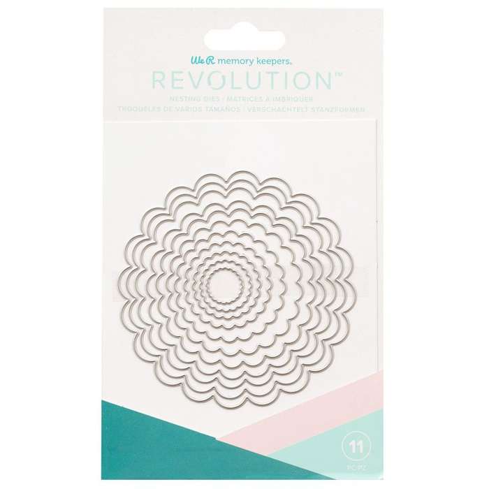 DIES WR REVOLUTION NESTED DIES SCALLOP 11 PIECE