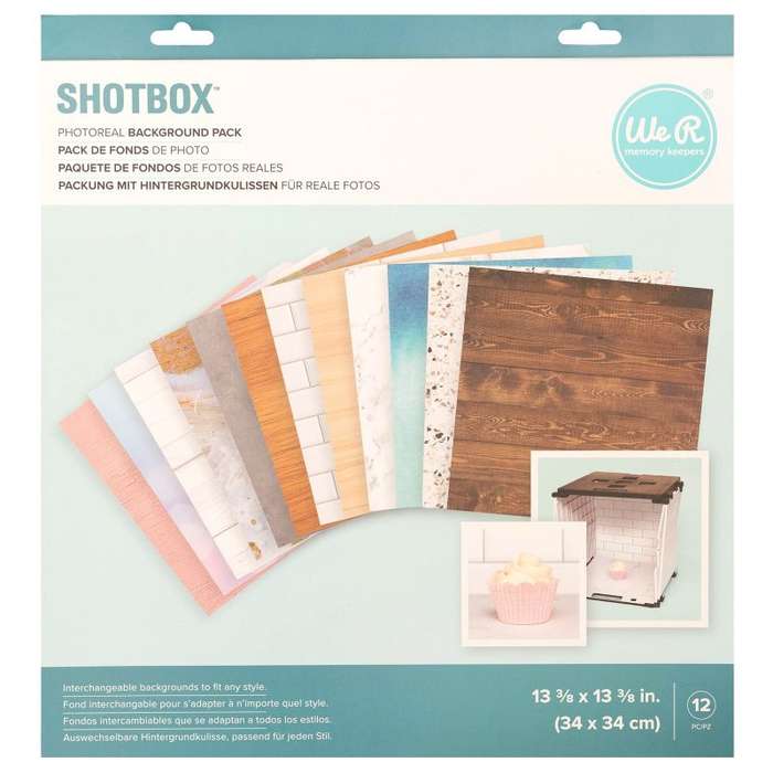We R Memory Keepers ShotBox Background 12/Sheets Photoreal