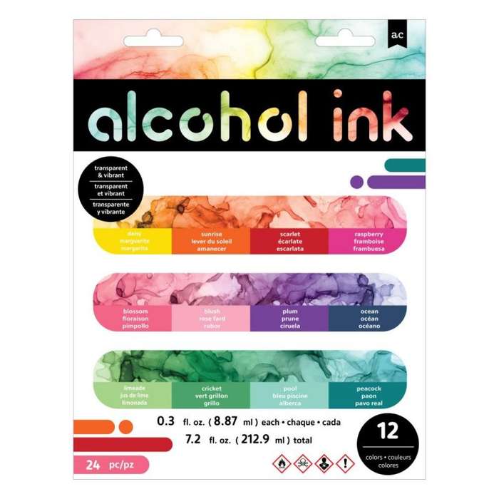 American Crafts Alcohol Ink 0.3oz 24/Pkg