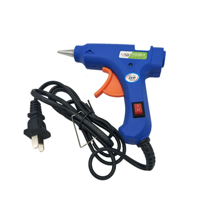 Mini Glue Gun + Pack Of 5 Glue-Sticks Free