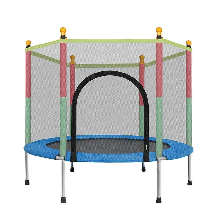 Kids Mini Trampoline With  Net Pad  89 x 27 x 20cm
