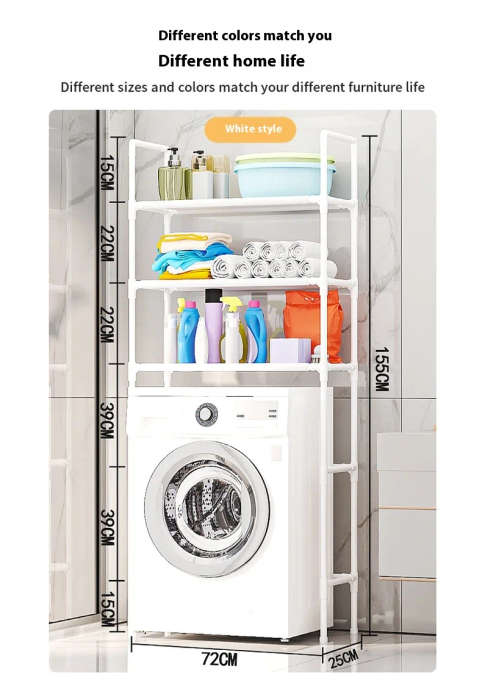 Washing Machine Floor Standing Bathroom Storage Rack