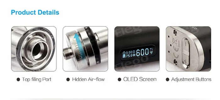 Original Eleaf Istick Pico Kit, Eleaf Istick Pico 75w Mod, Eleaf Istick Pico 75w TC Kit From Elego