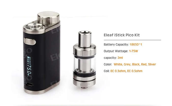 Original Eleaf Istick Pico Kit, Eleaf Istick Pico 75w Mod, Eleaf Istick Pico 75w TC Kit From Elego