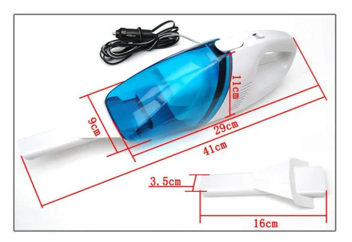 Portable High Power Car Vacuum Cleaner
