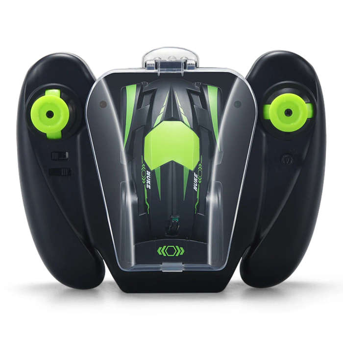 Remote Control Wall Climbing Car 360 Degree Rotating Stunt Toys Anti Gravity RC Car LED Lights Racin