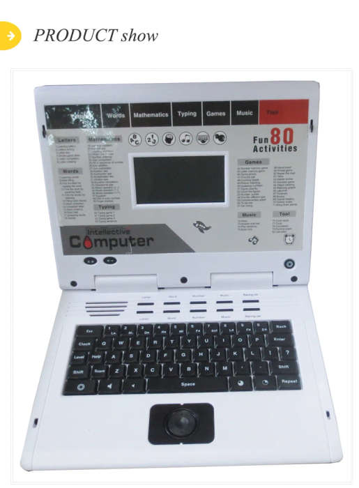 80 Activity Kids Learning Laptop