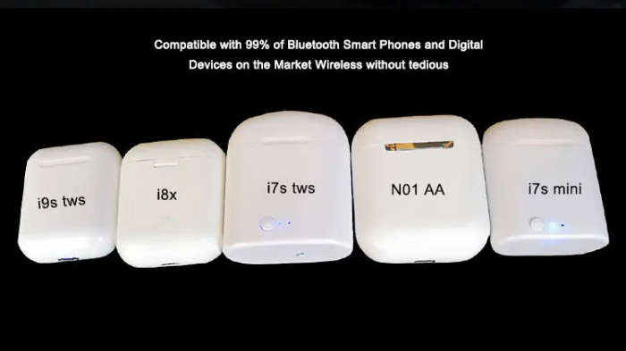 LOCAL STOCK - i9s TWS Smart  Wireless Bluetooth Earphone - WHITE