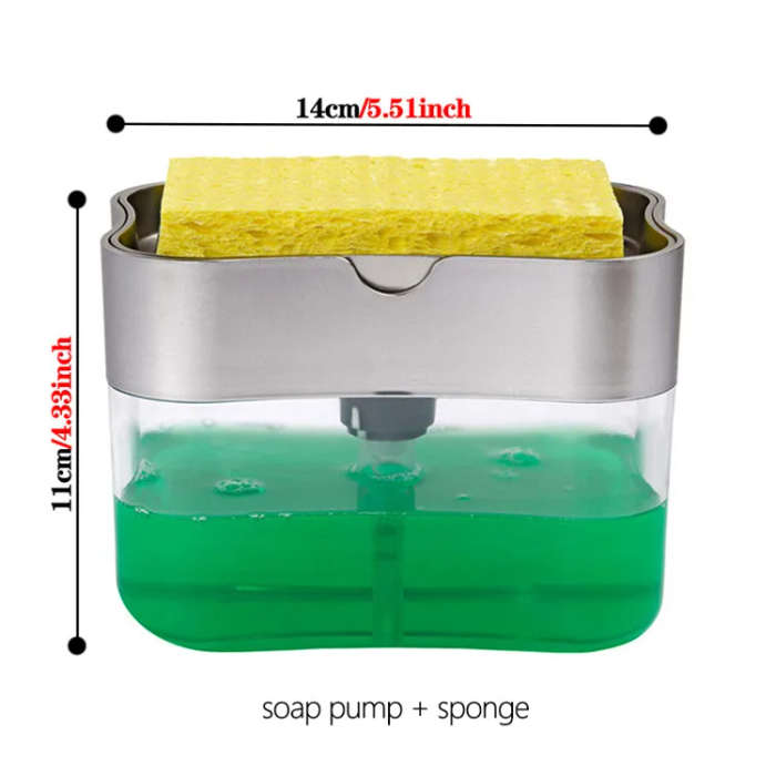2in1 Sponge Rack Soap Dispenser