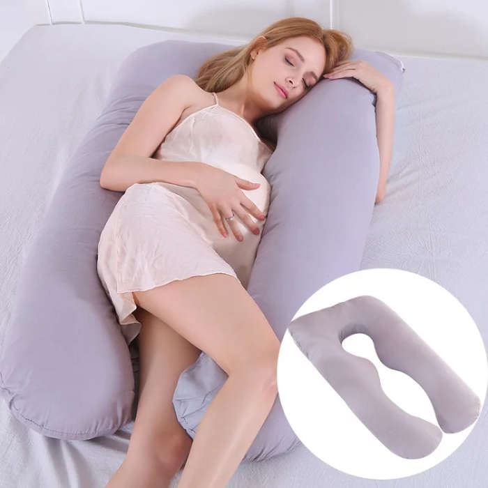 PREGNANT PILLOW (GREY)