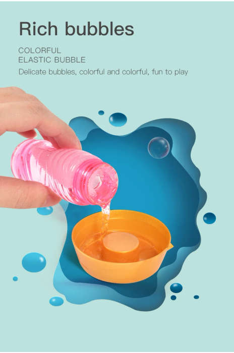 Electric Gatling Bubble Machine