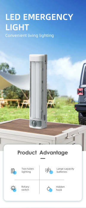 Rechargeable LED Emergency Light WD-843