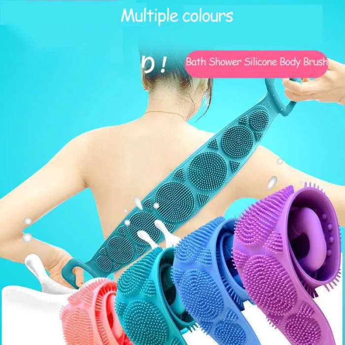 Silicone Brushes Bath Towels Rubbing Back
