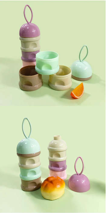 3 Layers baby milk powder formulae dispenser