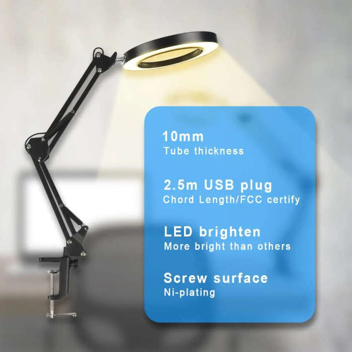 Sewing Led Light with Magnifier