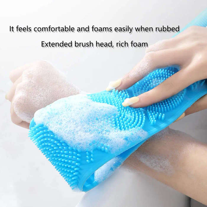 Silicone Brushes Bath Towels Rubbing Back