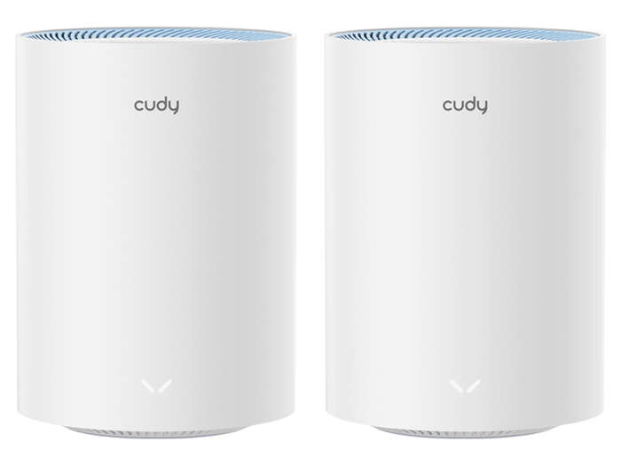 Cudy M1200 Dual Band Wi-Fi 5 Mesh System 2-Pack - 1200Mbps Fast Ethernet Coverage