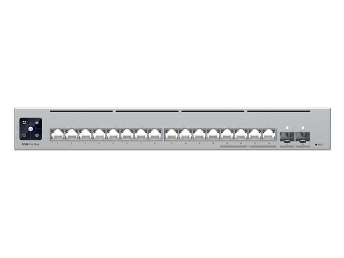 Ubiquiti Unifi Pro Max Switch 16 With 12 Gigabit 4X 2.5Gbps 2Sfp+ Usw-Pro-Max-16
