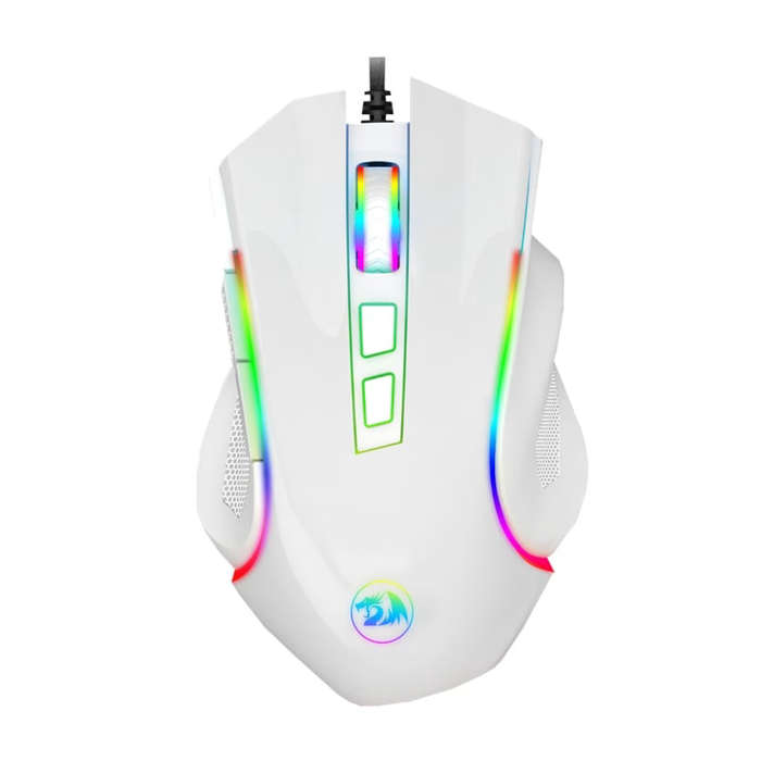 REDRAGON GRIFFIN 7200DPI Gaming Mouse - White