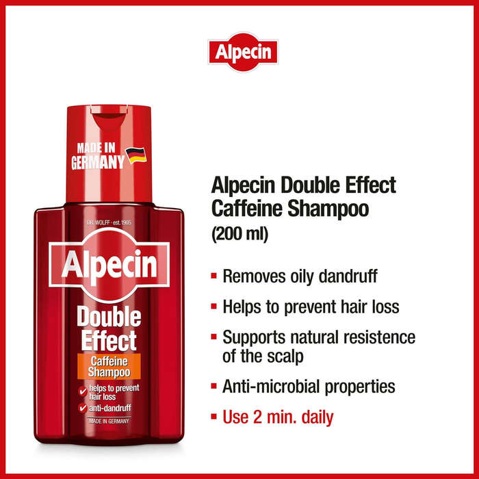 Alpecin Double Effect Caffeine Hair Loss Shampoo 200ml