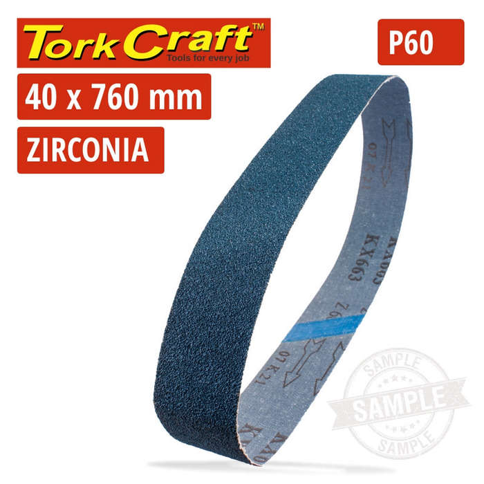 Moyi 60 Grit Zirconia Sanding Belts 40mmx760mm