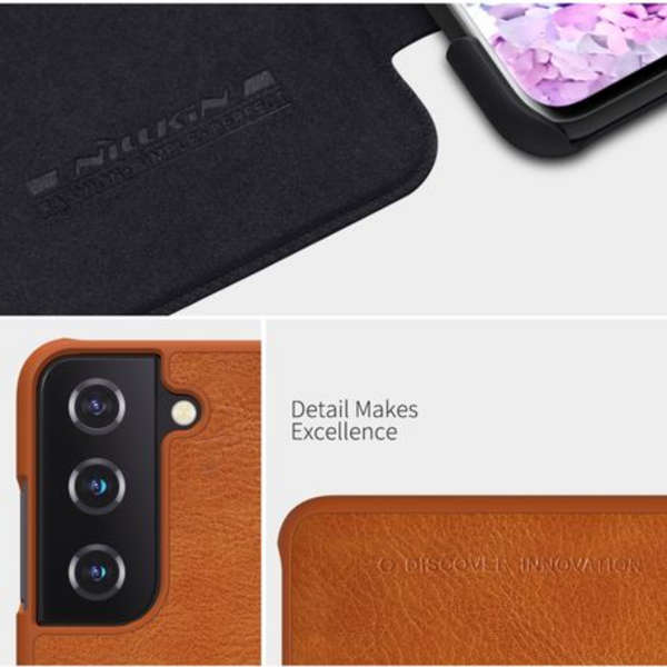 Nillkin Qin Series Leather Card Cover for Samsung S21 PLUS 6.7" (Brown)