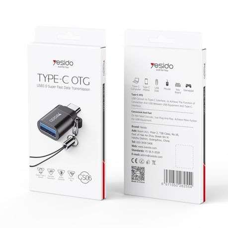 Yesido GS06 Type-C to USB 3.0 OTG Mini Connector