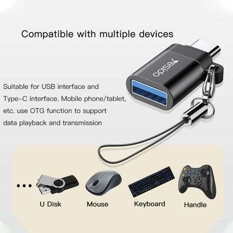 Yesido GS06 Type-C to USB 3.0 OTG Mini Connector