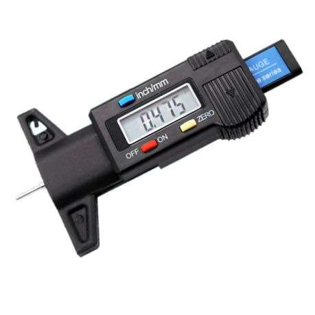 Digital Tyre Tread Depth Gauge Measuring Device - Tire Tread Tool