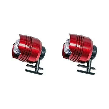 Aluminium Shoe Lights - 2 Pack - Battery Powered - Red