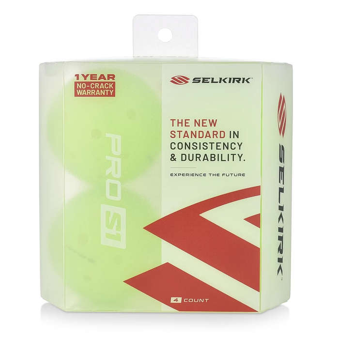 4 Pack Selkirk Pro S1 Pickleball Balls