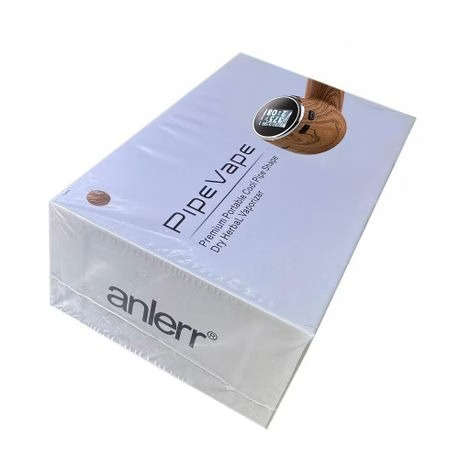 Anlerr PipeVape Dry Herb Vaporizer with OLED Screen - Brown