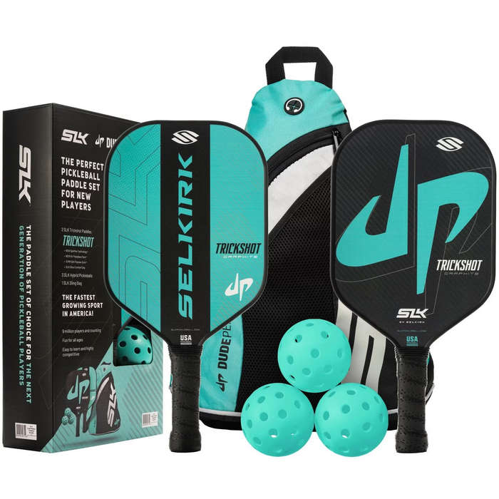SLK Dude Perfect Trickshot Pickleball Bundle by Selkirk
