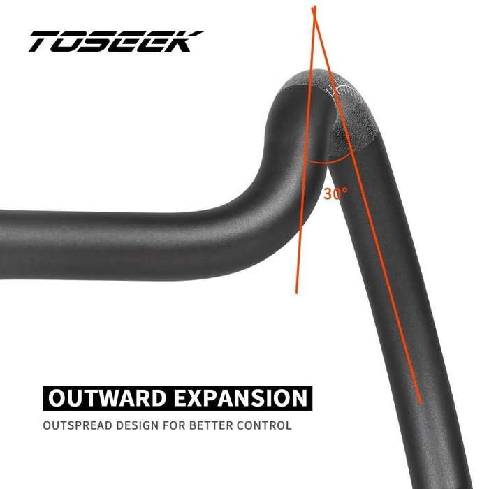 TOSEEK RS-WRC Carbon Gravel Bar - 440mm Wide