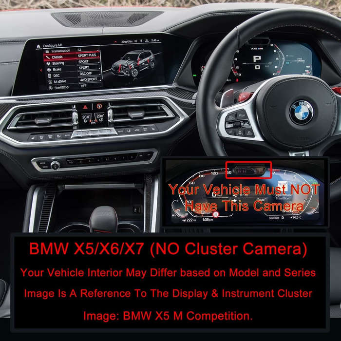 WILK Screen Protector Kit for BMW X5/X6/X7 2019-2023 Without Cluster Camera