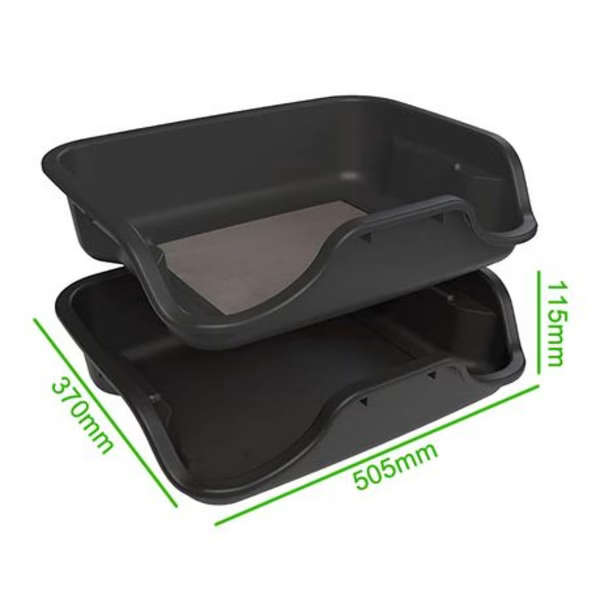 Deep Trim Bin with Static Brush, 2 Trimming Scissors &amp; Magnification Card