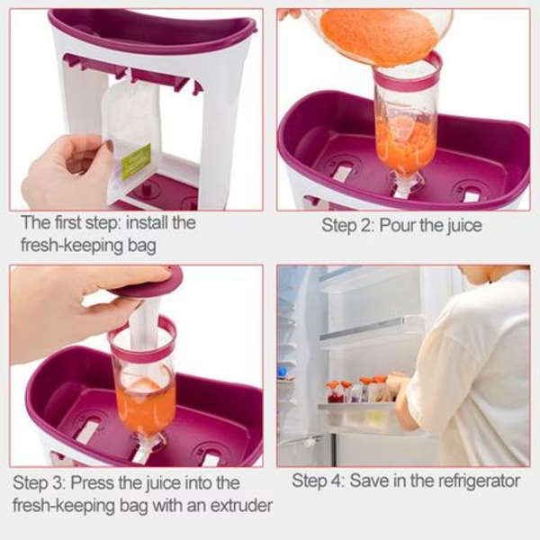 Baby Puree Squeeze Station