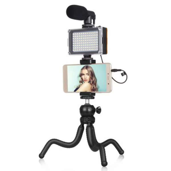 PULUZ 4-in-1 Vlogging Kit with Octopus Tripod