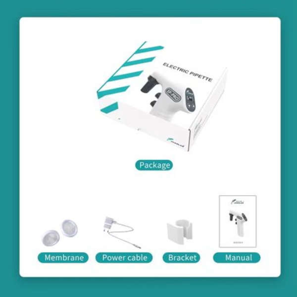 Joanlab EP-100Pro Electric Pipette Filler (0.1-100ml) - Adjustable Speed