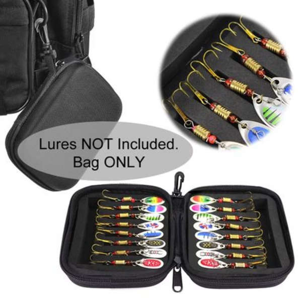 LEPOMIS Hard Shell Fishing Lure Storage Case - Compact EVA