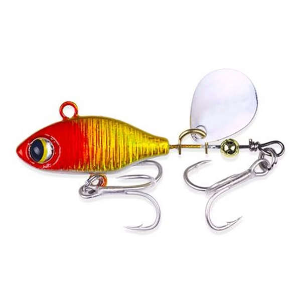 Hengjia Metal VIB Rotating Lure Size: 5.8cm 14g(6 Colors w/Tackle Box)