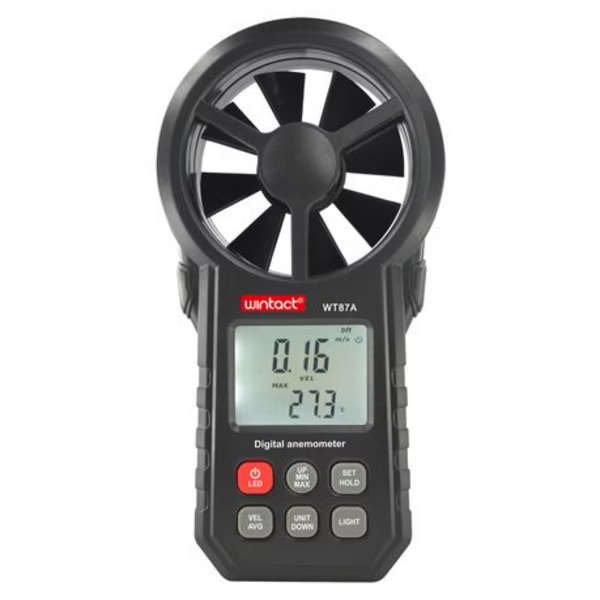 Wintact - Digital Anemometer - Wind Speed &amp; Direction &amp; Temp (WT87A)
