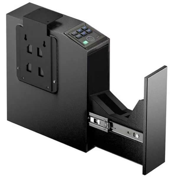 Biometric Handgun Safe With Quick Access Sliding Door &amp; 6 Digit Keypad