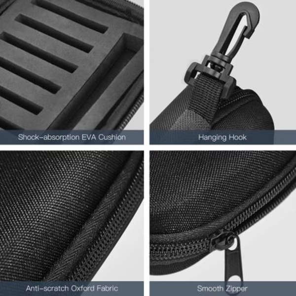 LEPOMIS Hard Shell Fishing Lure Storage Case - Compact EVA