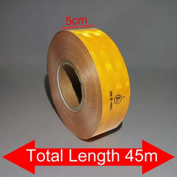 ECE 104 Reflective Conspicuity Tape - Yellow (50mm × 45m) - E1 104 R-00821