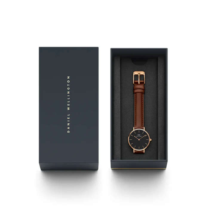 Daniel Wellington Women's Watch - St. Mawes Brown Leather (DW00100225)